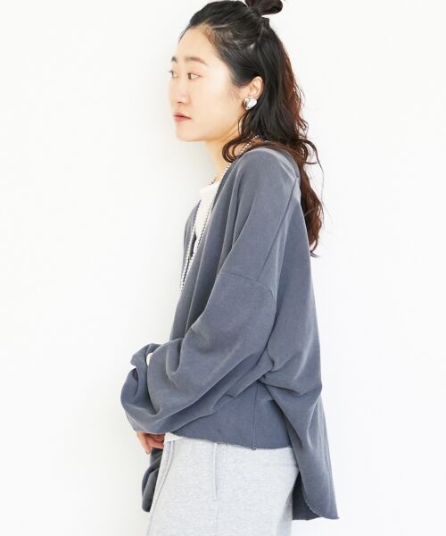 le.coeur blanc / ルクールブラン カットソー | ヴィンテージ裏毛ショートプルオーバー | 詳細8