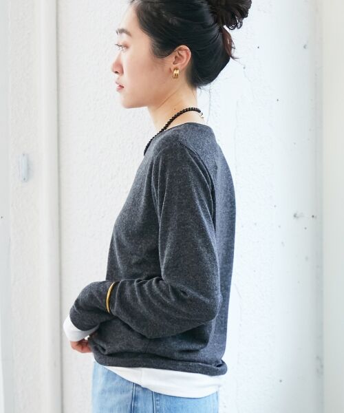 le.coeur blanc / ルクールブラン カットソー | レイヤードライクカットソー | 詳細16