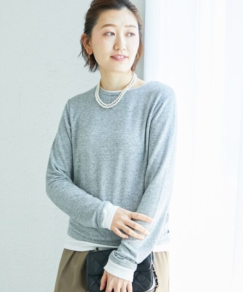 le.coeur blanc / ルクールブラン カットソー | レイヤードライクカットソー | 詳細2