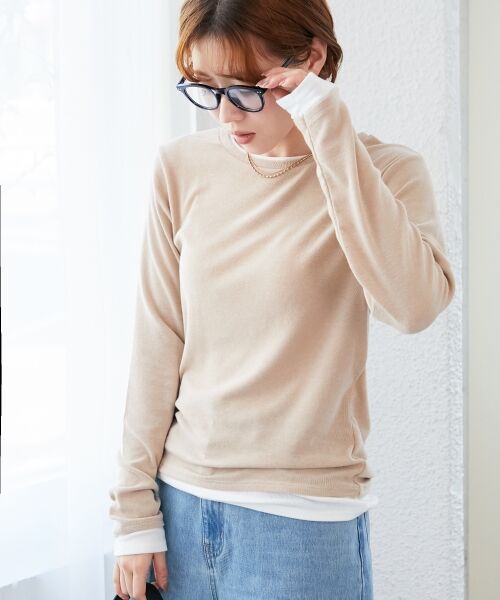 le.coeur blanc / ルクールブラン カットソー | レイヤードライクカットソー | 詳細28