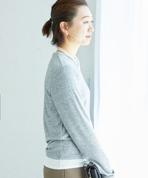 le.coeur blanc / ルクールブラン カットソー | レイヤードライクカットソー | 詳細4