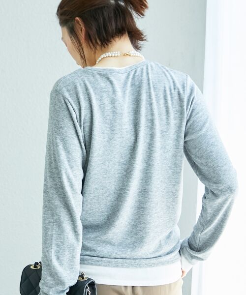 le.coeur blanc / ルクールブラン カットソー | レイヤードライクカットソー | 詳細5