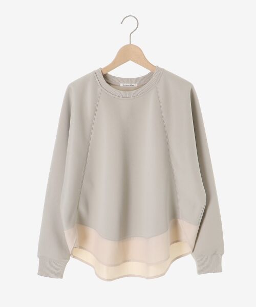 le.coeur blanc / ルクールブラン カットソー | ボンディングラグラン切替プルオーバー | 詳細1