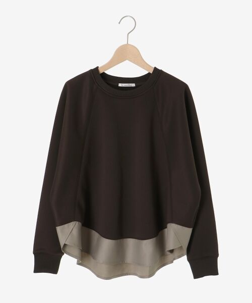 le.coeur blanc / ルクールブラン カットソー | ボンディングラグラン切替プルオーバー | 詳細13