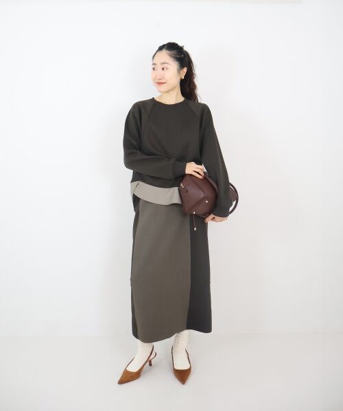 le.coeur blanc / ルクールブラン カットソー | ボンディングラグラン切替プルオーバー | 詳細17