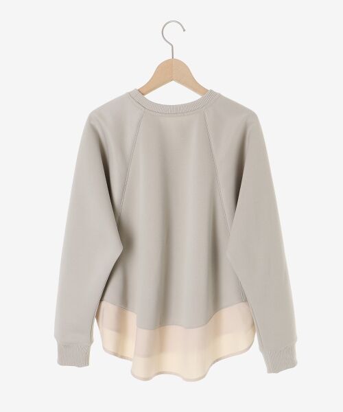 le.coeur blanc / ルクールブラン カットソー | ボンディングラグラン切替プルオーバー | 詳細20