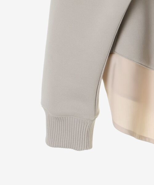 le.coeur blanc / ルクールブラン カットソー | ボンディングラグラン切替プルオーバー | 詳細22