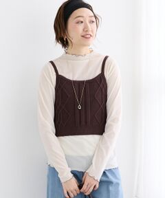 le.coeur blanc / ルクールブラン カットソー | フロッキージャージーメローデザインカットソー