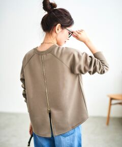 le.coeur blanc / ルクールブラン カットソー | バックジップボンディングトップス