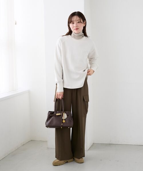 le.coeur blanc / ルクールブラン カットソー | バックジップボンディングトップス | 詳細10