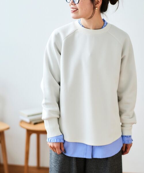 le.coeur blanc / ルクールブラン カットソー | バックジップボンディングトップス | 詳細14