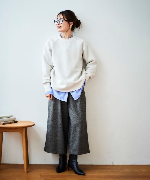 le.coeur blanc / ルクールブラン カットソー | バックジップボンディングトップス | 詳細15