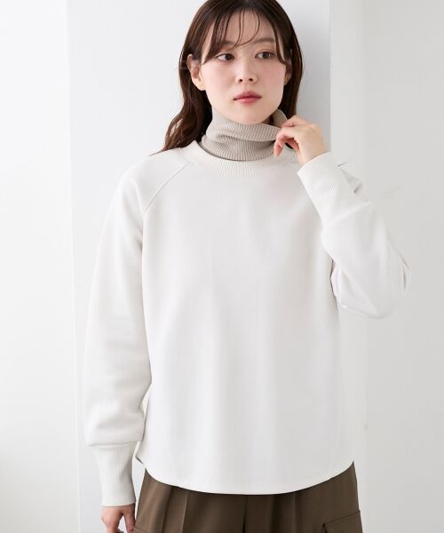 le.coeur blanc / ルクールブラン カットソー | バックジップボンディングトップス | 詳細2