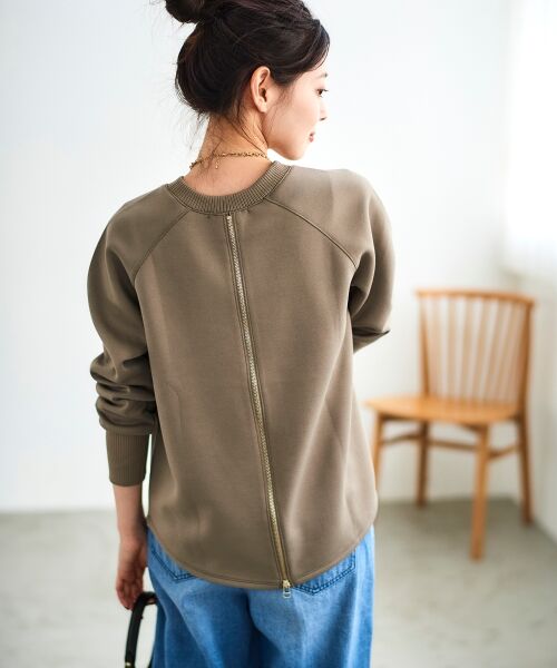 le.coeur blanc / ルクールブラン カットソー | バックジップボンディングトップス | 詳細21