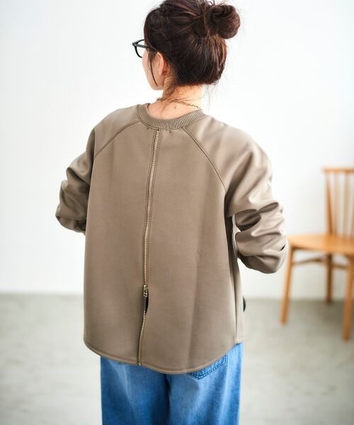 le.coeur blanc / ルクールブラン カットソー | バックジップボンディングトップス | 詳細23