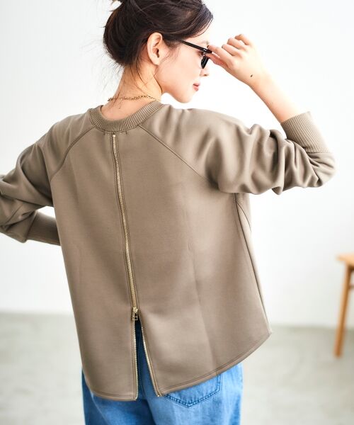 le.coeur blanc / ルクールブラン カットソー | バックジップボンディングトップス | 詳細24