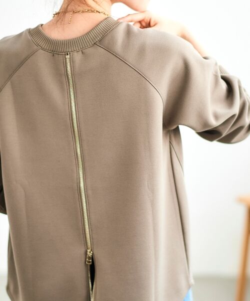 le.coeur blanc / ルクールブラン カットソー | バックジップボンディングトップス | 詳細26