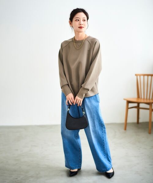 le.coeur blanc / ルクールブラン カットソー | バックジップボンディングトップス | 詳細27