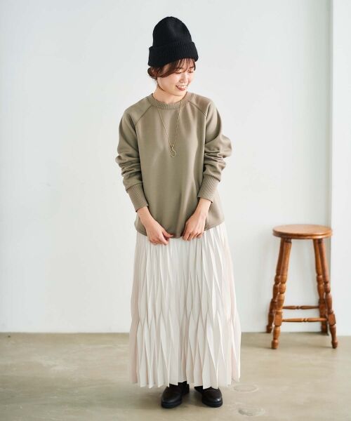 le.coeur blanc / ルクールブラン カットソー | バックジップボンディングトップス | 詳細30