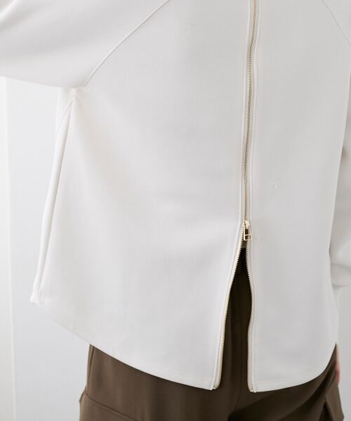 le.coeur blanc / ルクールブラン カットソー | バックジップボンディングトップス | 詳細8