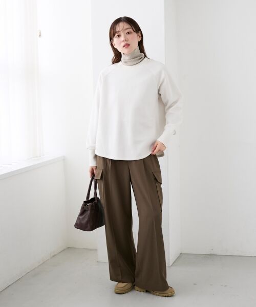 le.coeur blanc / ルクールブラン カットソー | バックジップボンディングトップス | 詳細9