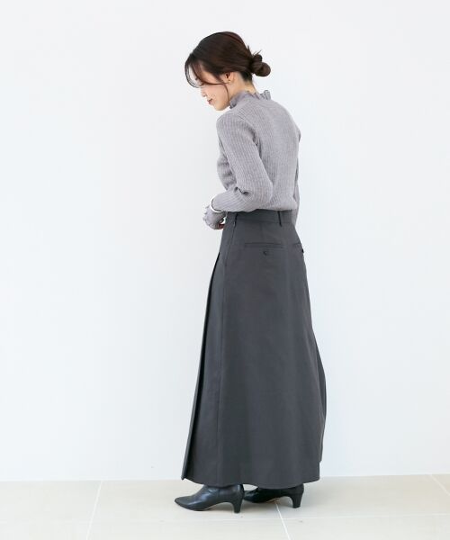 le.coeur blanc / ルクールブラン ニット・セーター | 《手洗い可能》シアーフリルリブニット | 詳細27