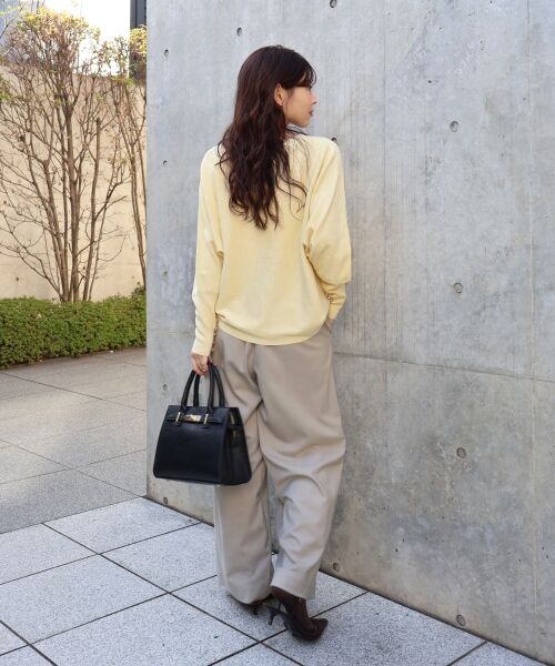 le.coeur blanc / ルクールブラン ニット・セーター | 《手洗い可能》ジュエリーボタンスリーブニット | 詳細20