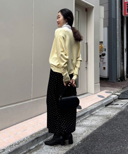 le.coeur blanc / ルクールブラン ニット・セーター | 《手洗い可能》ジュエリーボタンスリーブニット | 詳細29