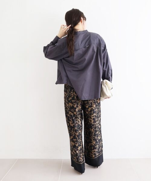 le.coeur blanc / ルクールブラン シャツ・ブラウス | スタンドネックパールボタンシャツ | 詳細10