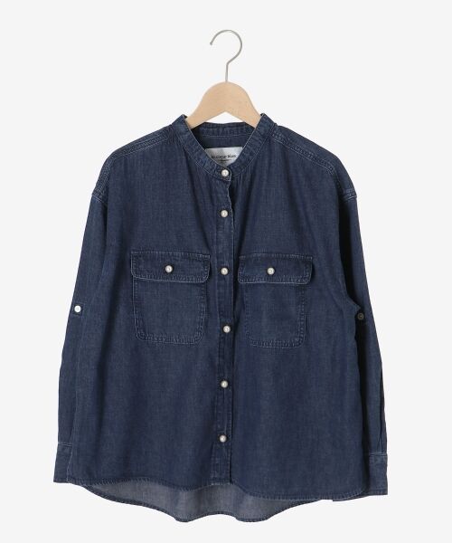 le.coeur blanc / ルクールブラン シャツ・ブラウス | スタンドネックパールボタンシャツ | 詳細17