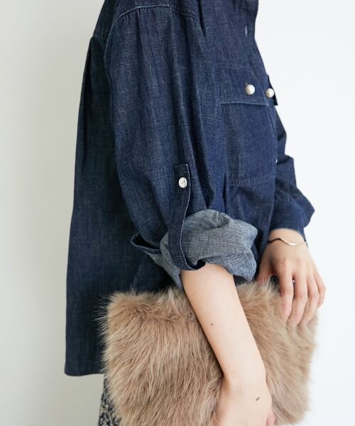 le.coeur blanc / ルクールブラン シャツ・ブラウス | スタンドネックパールボタンシャツ | 詳細22