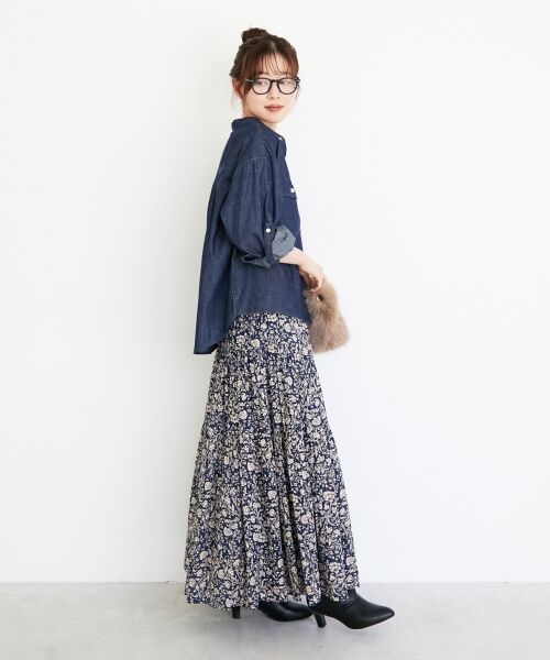 le.coeur blanc / ルクールブラン シャツ・ブラウス | スタンドネックパールボタンシャツ | 詳細27