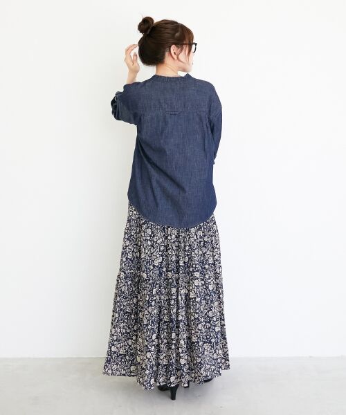 le.coeur blanc / ルクールブラン シャツ・ブラウス | スタンドネックパールボタンシャツ | 詳細28