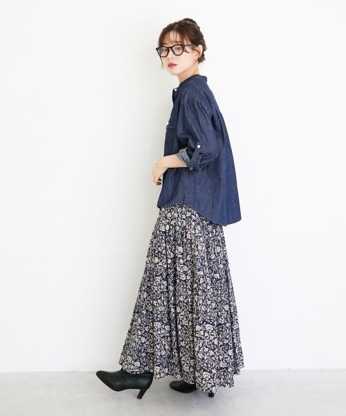 le.coeur blanc / ルクールブラン シャツ・ブラウス | スタンドネックパールボタンシャツ | 詳細29