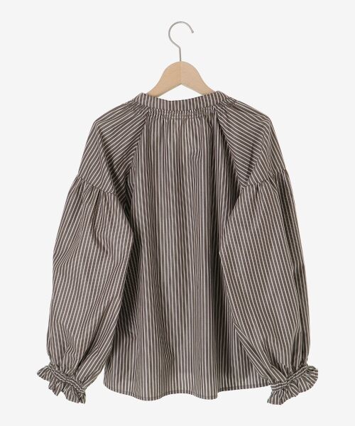 le.coeur blanc / ルクールブラン シャツ・ブラウス | シャーリングネックブラウス | 詳細24