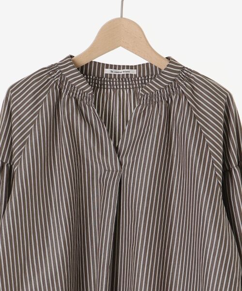 le.coeur blanc / ルクールブラン シャツ・ブラウス | シャーリングネックブラウス | 詳細25