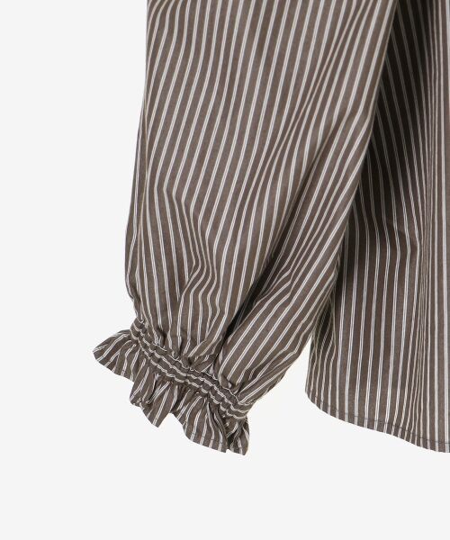 le.coeur blanc / ルクールブラン シャツ・ブラウス | シャーリングネックブラウス | 詳細26