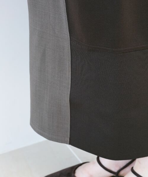 le.coeur blanc / ルクールブラン ロング・マキシ丈スカート | ボンディングバイヤス切替スカート | 詳細11