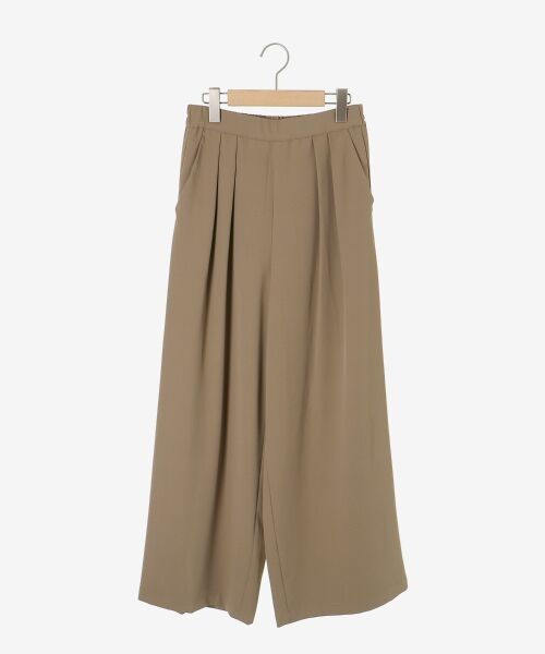 le.coeur blanc / ルクールブラン その他パンツ | 《手洗い可能》フルダルダブルタックワイドパンツ | 詳細1