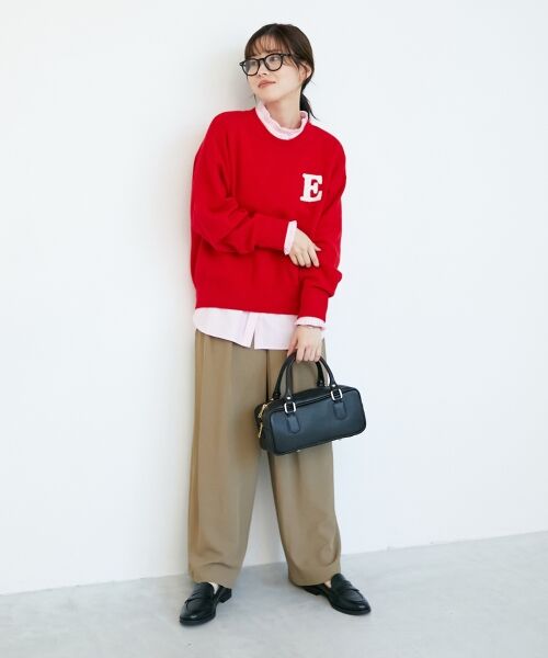 le.coeur blanc / ルクールブラン その他パンツ | 《手洗い可能》フルダルダブルタックワイドパンツ | 詳細17