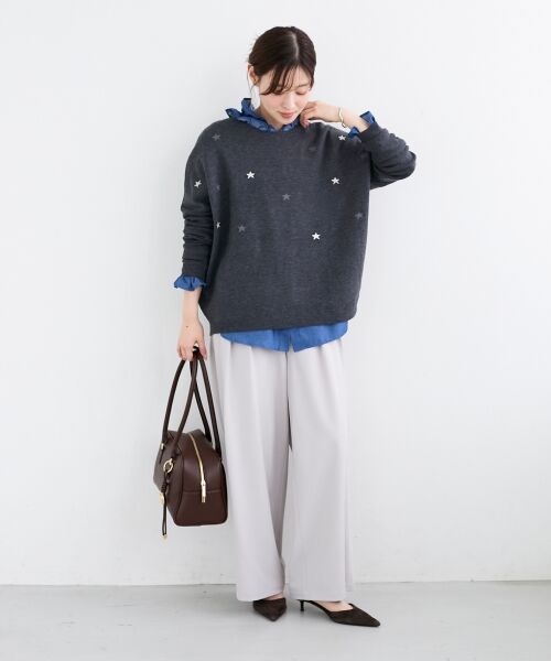 le.coeur blanc / ルクールブラン その他パンツ | 《手洗い可能》フルダルダブルタックワイドパンツ | 詳細28