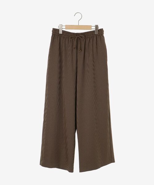 le.coeur blanc / ルクールブラン その他パンツ | 《手洗い可能》ガンクラブチェックドロストパンツ | 詳細13