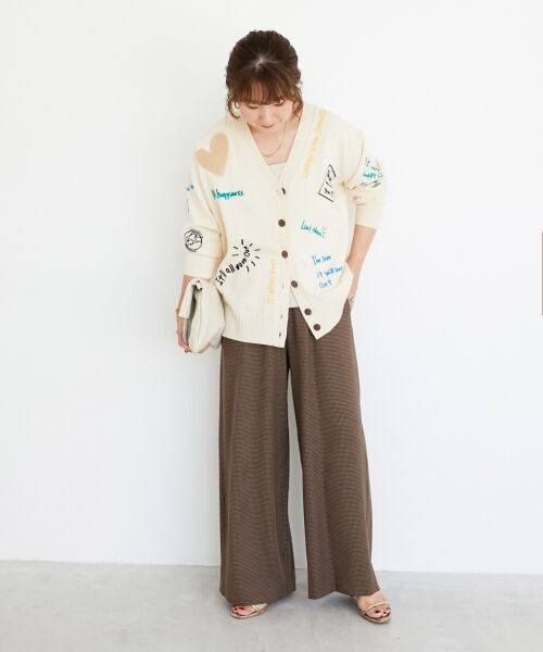 le.coeur blanc / ルクールブラン その他パンツ | 《手洗い可能》ガンクラブチェックドロストパンツ | 詳細22