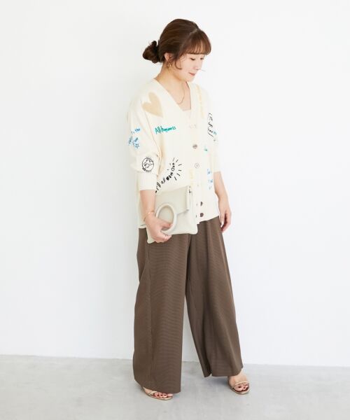 le.coeur blanc / ルクールブラン その他パンツ | 《手洗い可能》ガンクラブチェックドロストパンツ | 詳細23