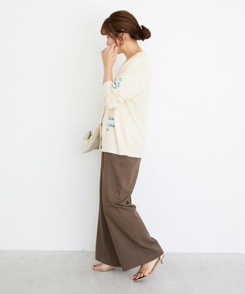 le.coeur blanc / ルクールブラン その他パンツ | 《手洗い可能》ガンクラブチェックドロストパンツ | 詳細24