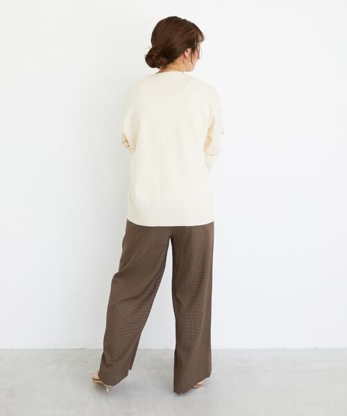 le.coeur blanc / ルクールブラン その他パンツ | 《手洗い可能》ガンクラブチェックドロストパンツ | 詳細25