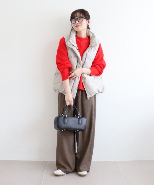 le.coeur blanc / ルクールブラン その他パンツ | 《手洗い可能》ガンクラブチェックドロストパンツ | 詳細29