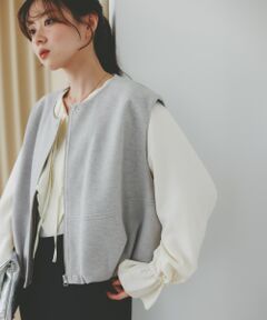 le.coeur blanc / ルクールブラン その他アウター | メルトンバルーンベスト