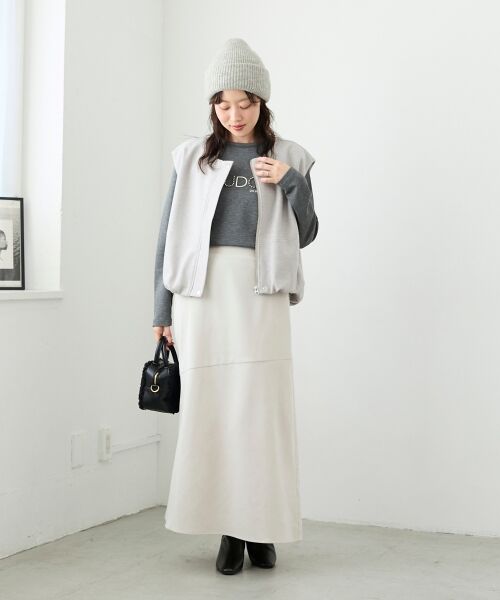 le.coeur blanc / ルクールブラン その他アウター | メルトンバルーンベスト | 詳細11