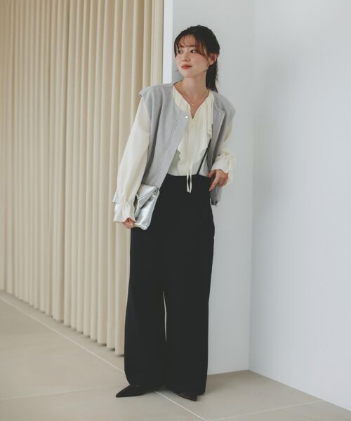 le.coeur blanc / ルクールブラン その他アウター | メルトンバルーンベスト | 詳細18